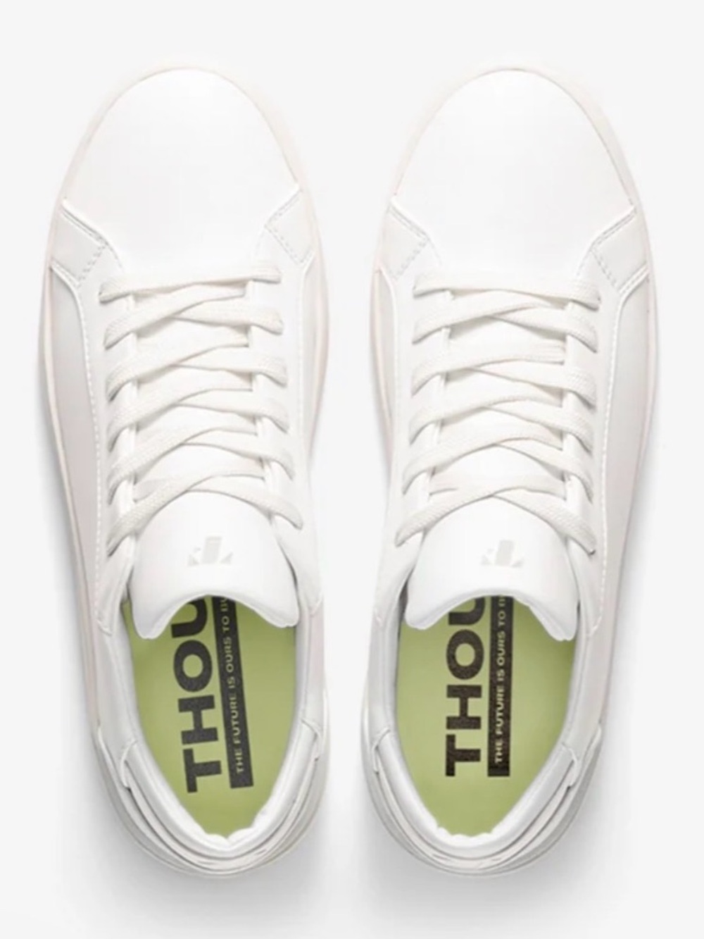 Thousand Fell Women's White Casual Lace-Up Sneakers